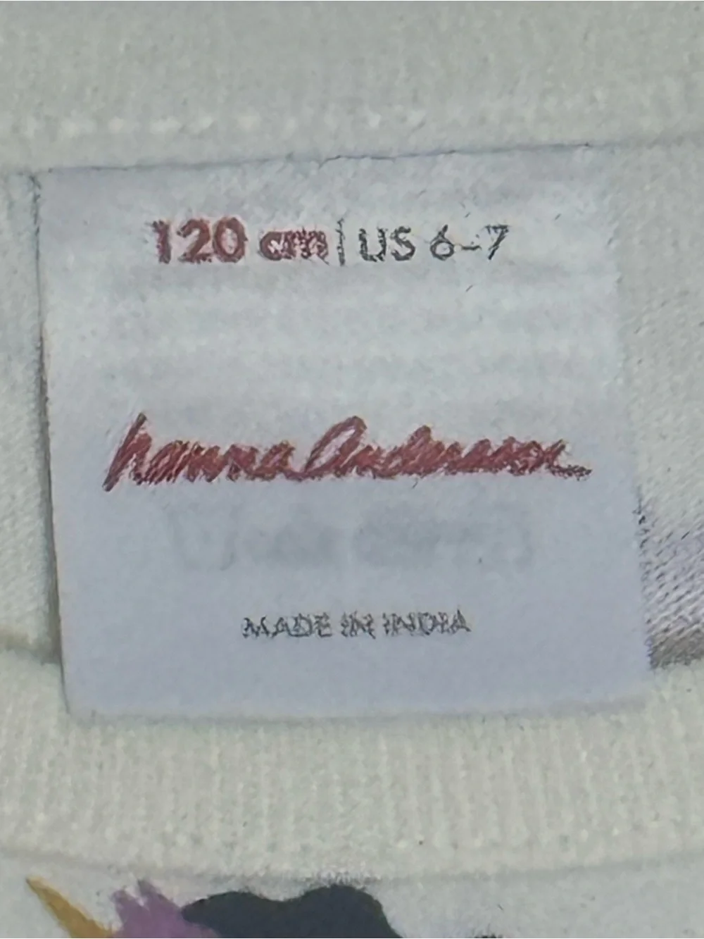 Hanna Andersson Girls Dress Lot Size 120 6-7 Unicorn Apple Print
